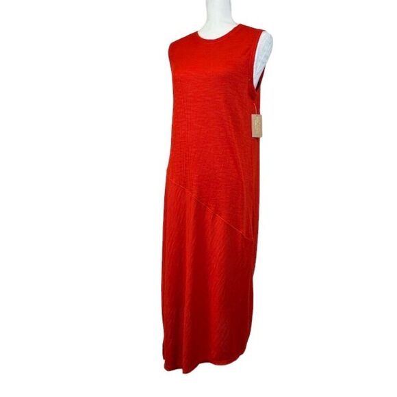 NWT Rachel Rachel Roy July Dress in Lava Ribbed Stretch Asymmetic Hem Size XXL - Picture 2 of 11